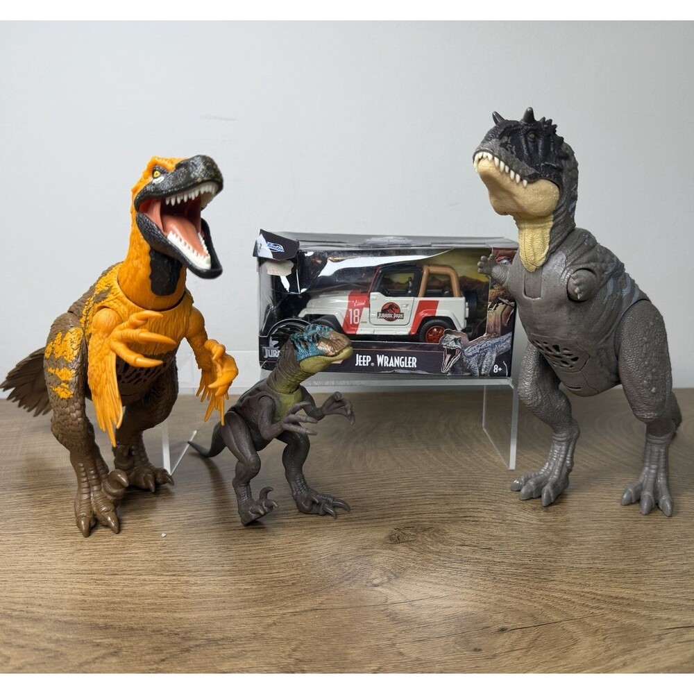 Mattel Jurassic World 4 Piece Dinosaur Lot
